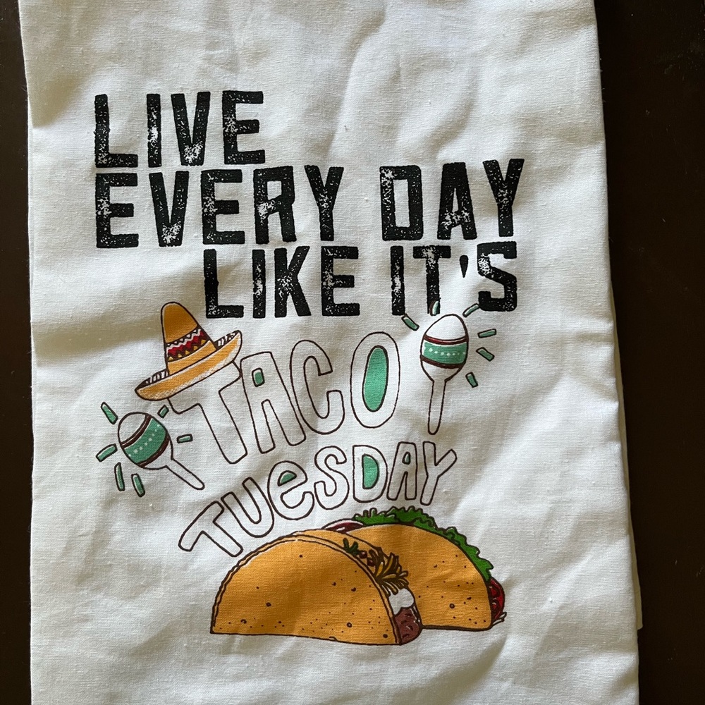 Twisted Wares Taco Tuesday towel